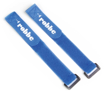 46334 Klettgurt 200/25mm Robbe M blau 2 Stück